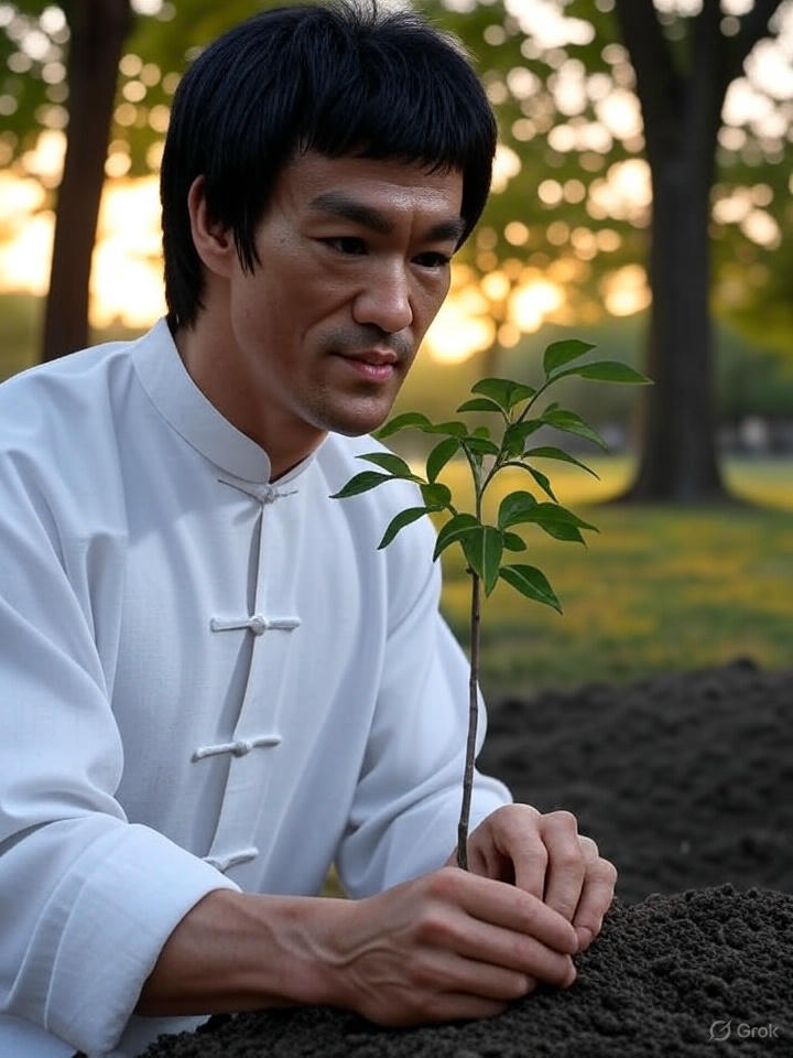Someone's sitting in the shade today because someone planted a tree a long time ago
