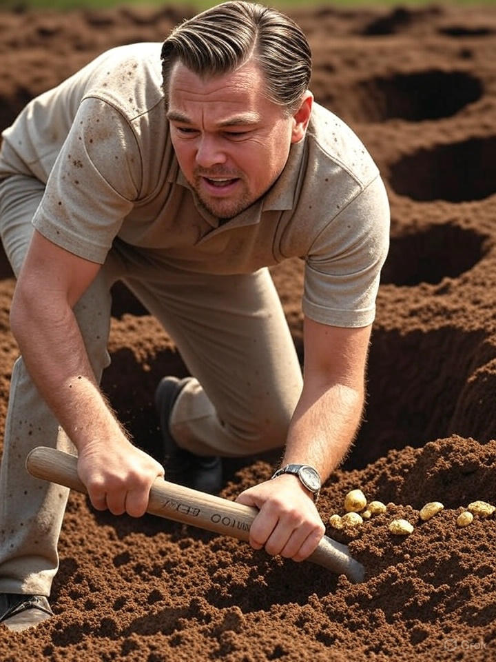You find gold by digging