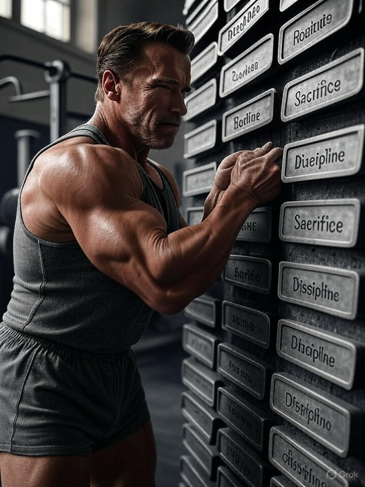 You build discipline, brick by brick.