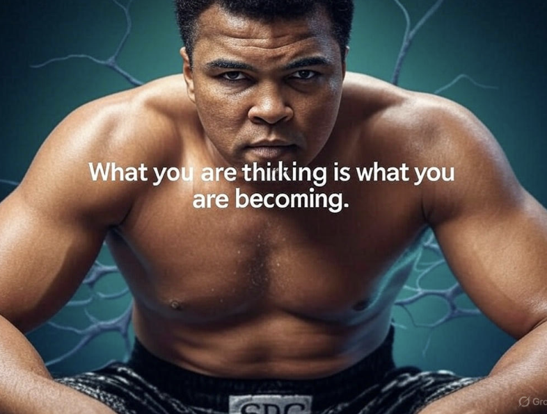What You’re Thinking Is What You’re Becoming – Muhammad Ali
