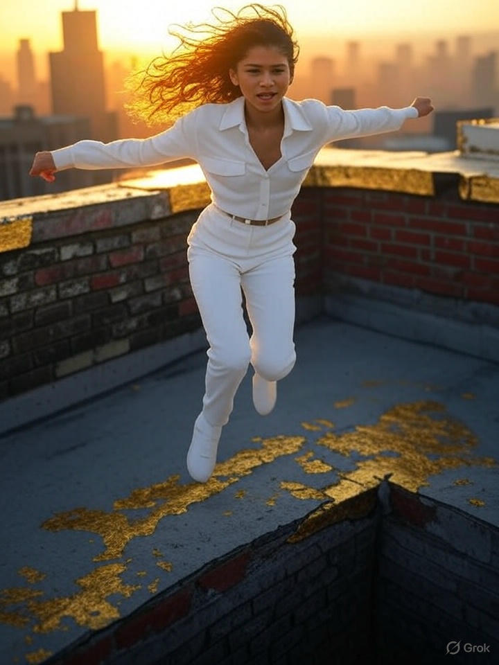 You leap forward, never look back.