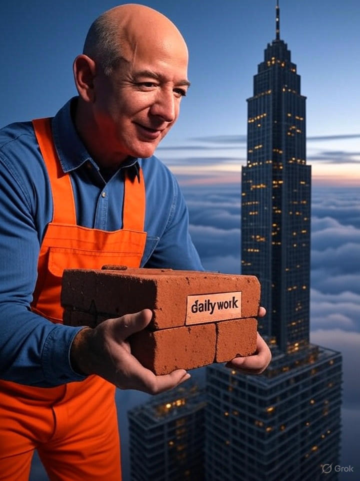 You build empires one brick daily