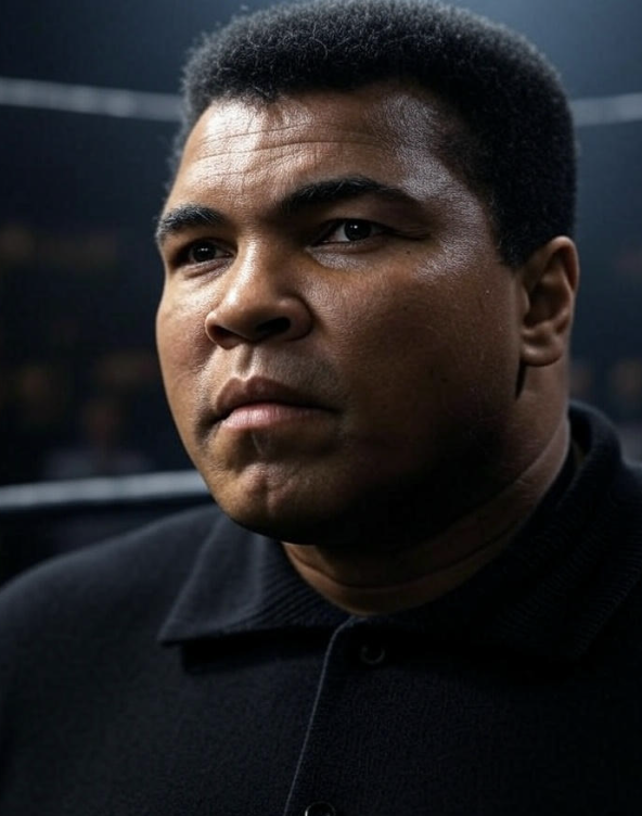 Float like a butterfly, sting like a bee. His hands can't hit what his eyes can't see.